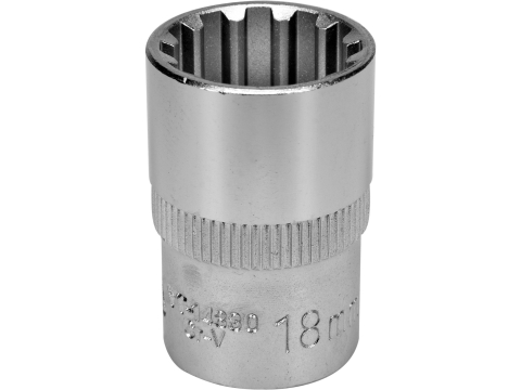 Chei și tubulare - SOCKET SPLINE 1/2" *18MM*38MM