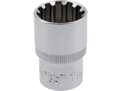 Scule de mână - SPLINE SOCKET 1/2'', 19 MM