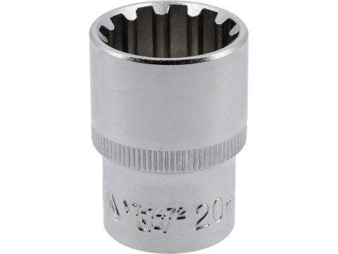 Scule de mână - SPLINE SOCKET 1/2'', 20 MM