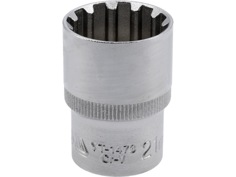 Scule de mână - SPLINE SOCKET 1/2'', 21 MM