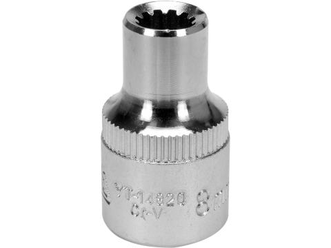 Scule de mână - SOCKET SPLINE 1/2" *8MM*38MM