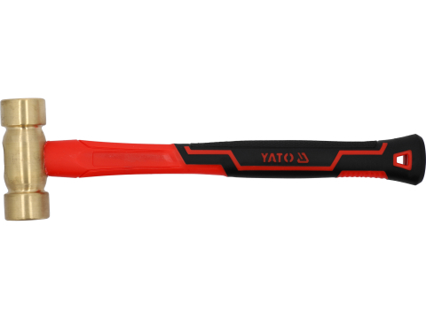 Răngi, dălți și târnăcoape - BRASS HAMMER WITH FIBERGLASS HANDLE 1000G