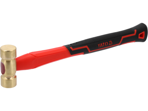 BRASS HAMMER WITH FIBERGLASS HANDLE 300G [1]