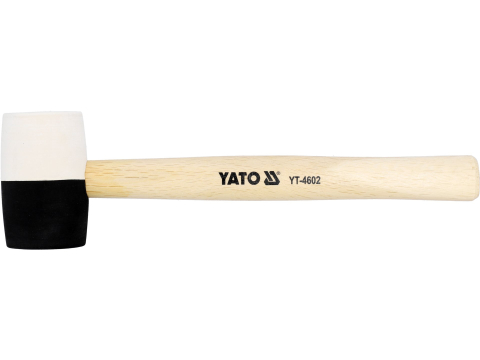 Răngi, dălți și târnăcoape - RUBBER MALLET WITH WOODEN HANDLE 370 G