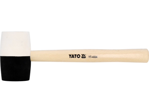 Răngi, dălți și târnăcoape - RUBBER MALLET WITH WOODEN HANDLE 780 G