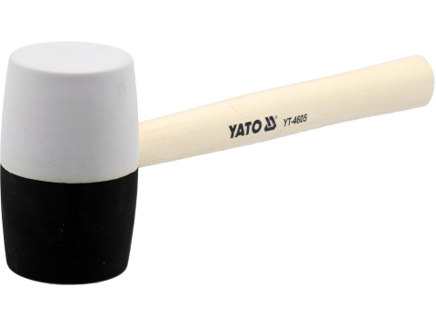 RUBBER MALLET WITH WOODEN HANDLE 980 G [1]