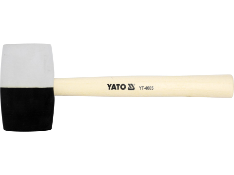 Răngi, dălți și târnăcoape - RUBBER MALLET WITH WOODEN HANDLE 980 G