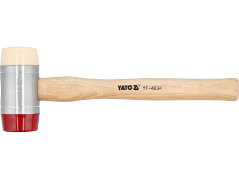 Răngi, dălți și târnăcoape - PU / NYLON HEADS MALLET WITH WOODEN HANDLE