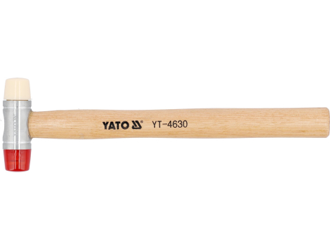 Răngi, dălți și târnăcoape - PU / NYLON HEADS MALLET WITH WOODEN HANDLE