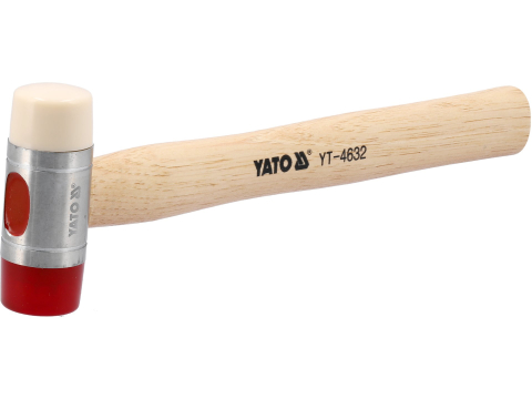 PU / NYLON HEADS MALLET WITH WOODEN HANDLE [1]