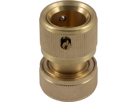 Scule de mână pentru grădinărit - BRASS WATER STOP HOSE CONNECTOR