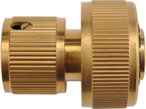 Articole pentru udat - BRASS WATER STOP HOSE CONNECTOR