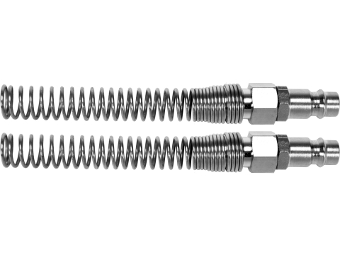 Scule pneumatice - 2PCS KIT OF EUROPEAN QUICK COUPLER WITH SPRING (6*10MM, M)