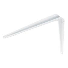 Consola tabla L pentru etajere 150x200x36mm  - Alba [1]