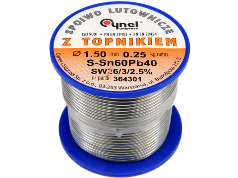 Scule electrice - SOLDER SN60PB40 1.5MM 250G