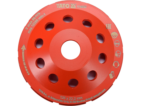 Taiere - DIAMOND GRINDING CUP 125MM M14