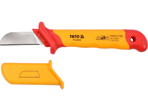 Scule de mana izolate VDE - INSULATED CABLE KNIFE (STRAIGHT)  SIZE: 50*180MM VDE