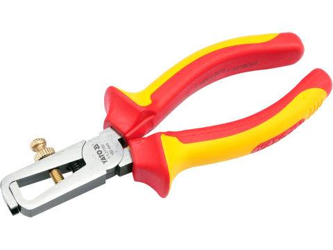 WIRE STRIPPING PLIERS, INSULATED 160MM VDE [2]