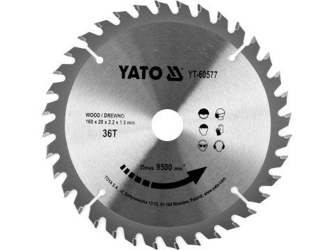 Taiere - TCT BLADE FOR WOOD 160X36TX20MM