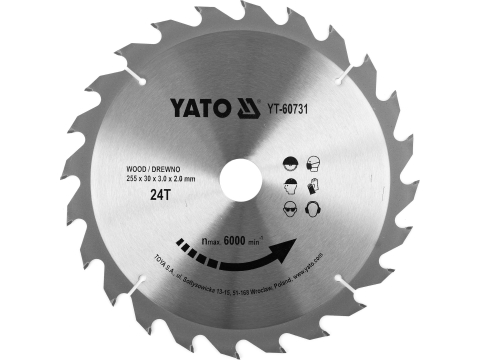 Taiere - TCT BLADE FOR WOOD 255X24TX30MM