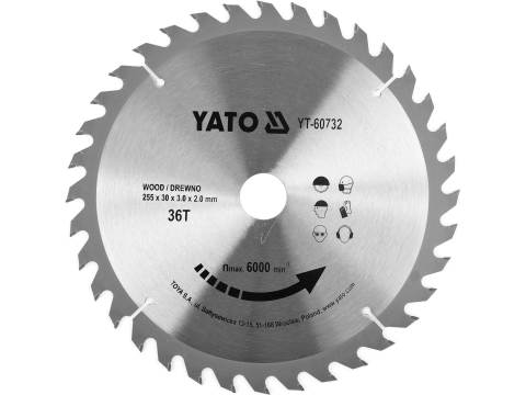 Taiere - TCT BLADE FOR WOOD 255X36TX30MM