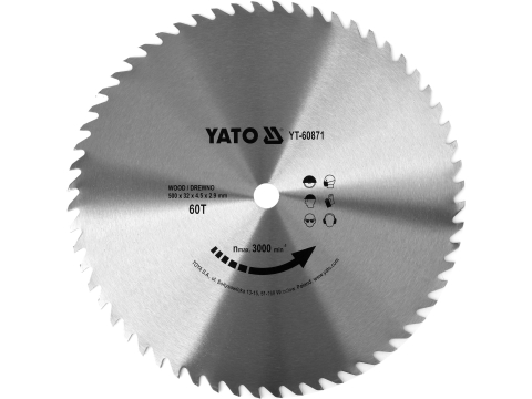 Taiere - BLADE FOR WOOD 500X60TX32MM