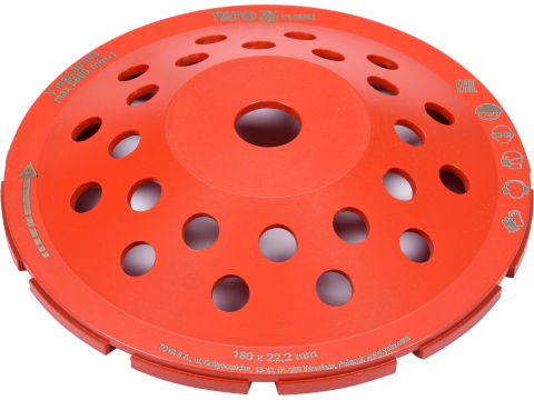 DIAMOND GRINDING CUP 180MM THREAD M14 [2]