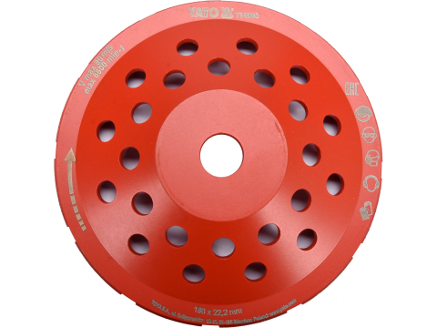 Taiere - DIAMOND GRINDING CUP 180MM THREAD M14
