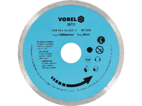 Taiere - DIAMOND BLADE CONTINOUS RIM - 115MM