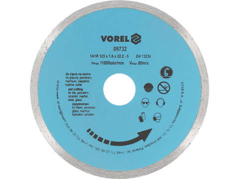 Taiere - DIAMOND BLADE CONTINOUS RIM - 125MM