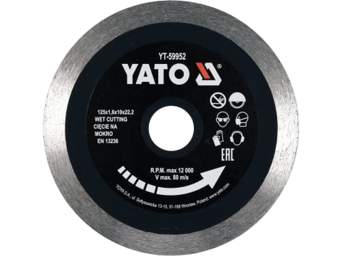 Taiere - DIAMOND BLADE FOR TILES CONTINUOUS RIM 125MMn
