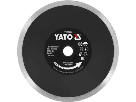 Taiere - DIAMOND BLADE FOR TILES CONTINUOUS RIM 230MM