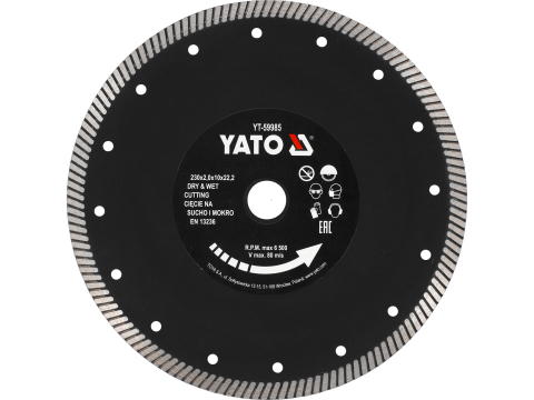 Taiere - DIAMOND BLADE TURBO FOR HARD COMPOSITE TILES 230MM
