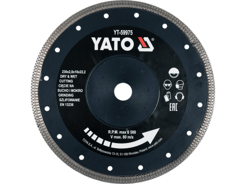 Taiere - DIAMOND BLADE FOR CUTTING AND GRINDING CERAMICS 230MM