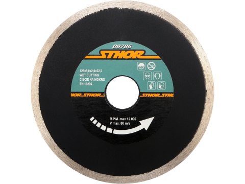 Taiere - DIAMOND BLADE CONTINOUS RIM - 125MM