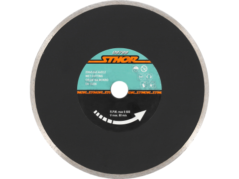 Taiere - DIAMOND BLADE CONTINIOUR RIM - 230MM