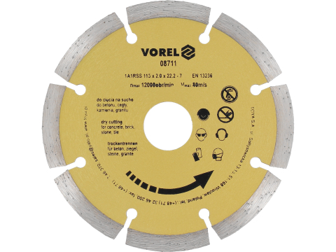 Taiere - DIAMOND BLADE SEGMENT - HS 115MM