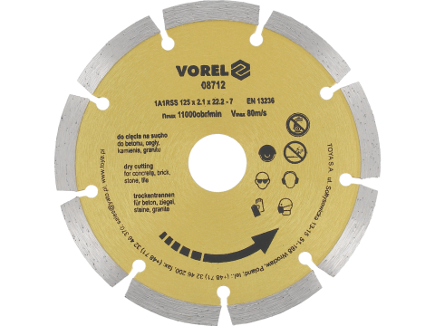 Taiere - DIAMOND BLADE SEGMENT - HS 125MM