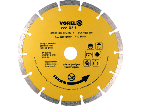 Taiere - DIAMOND BLADE SEGMENT - HS 180MM