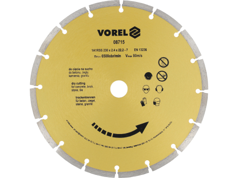 Taiere - DIAMOND BLADE SEGMENT - HS 230MM