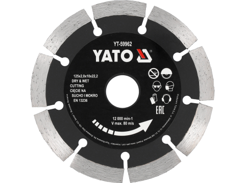 Taiere - DIAMOND BLADE SEGMENTED FOR CONCRETE 125MM