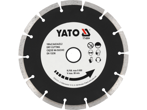 Taiere - DIAMOND BLADE, SEGMENT 180 MM
