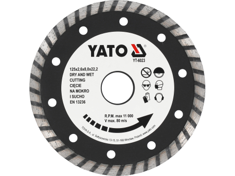 Taiere - DIAMOND BLADE, TURBO 125 MM