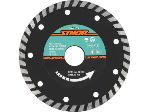 Taiere - DIAMOND BLADE "TURBO" - 125MM