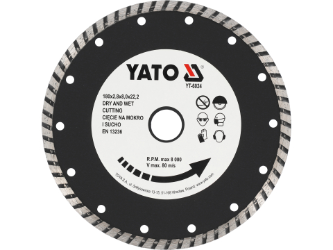 Taiere - DIAMOND BLADE, TURBO 180 MM