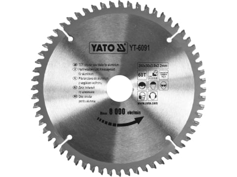 Taiere - TCT CIRCULAR SAW BLADE FOR ALUMINIUM 200X30X60 MM