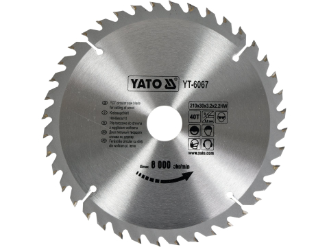 Taiere - TCT CIRCULAR SAW BLADE FOR CUTTING WOOD 210X40X31 MM