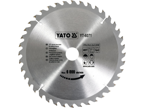Taiere - TCT CIRCULAR SAW BLADE FOR CUTTING WOOD 250X40X30 MM