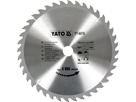 Taiere - TCT CIRCULAR SAW BLADE FOR CUTTING WOOD 300X40X30 MM