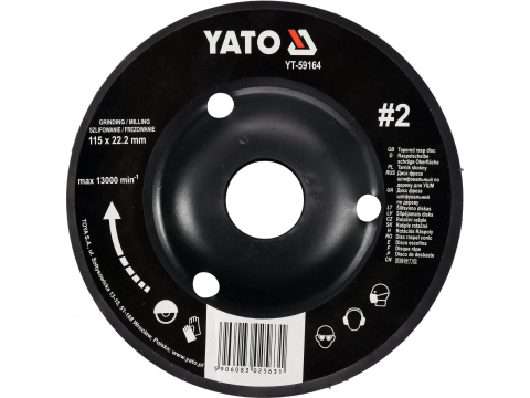 Polizare si polisare - TAPERED RASP DISC 115MM NO2